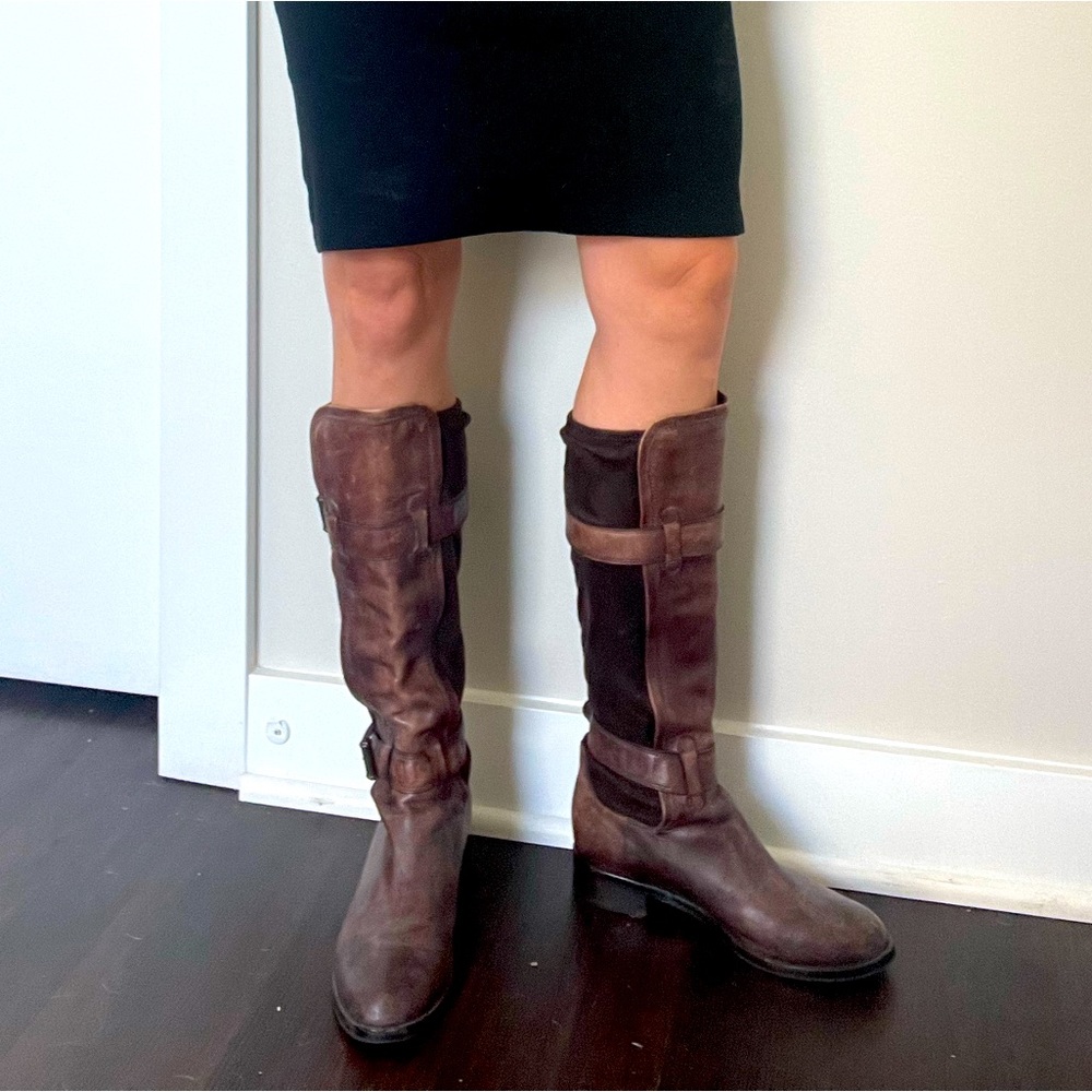 Cole Haan Nike Air Leather Boots. Brown size 8